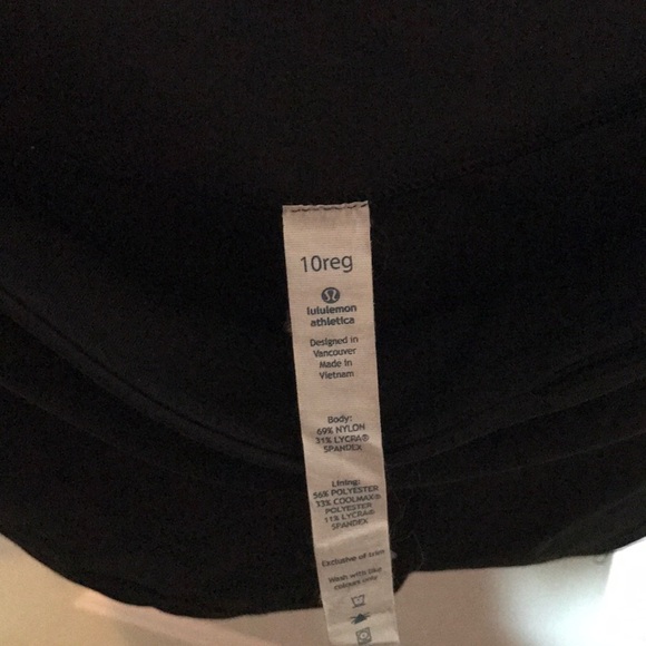 Black LuluLemon Spandex - Picture 4 of 5